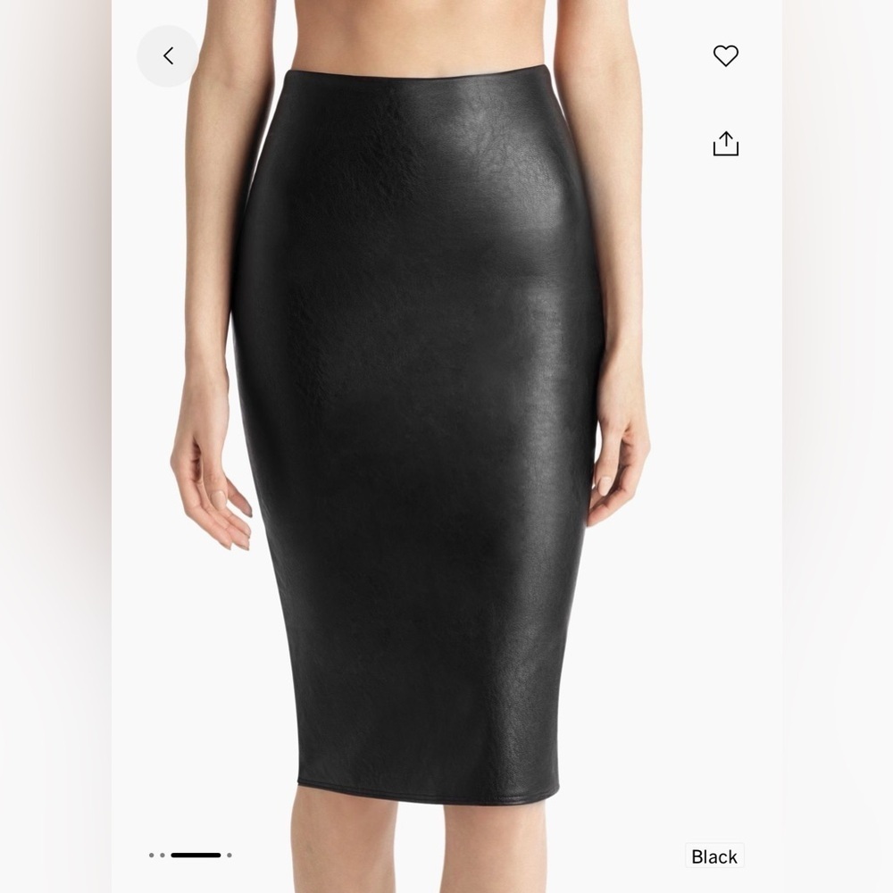 New Commando Black Pencil Skirt size S - Picture 2 of 9